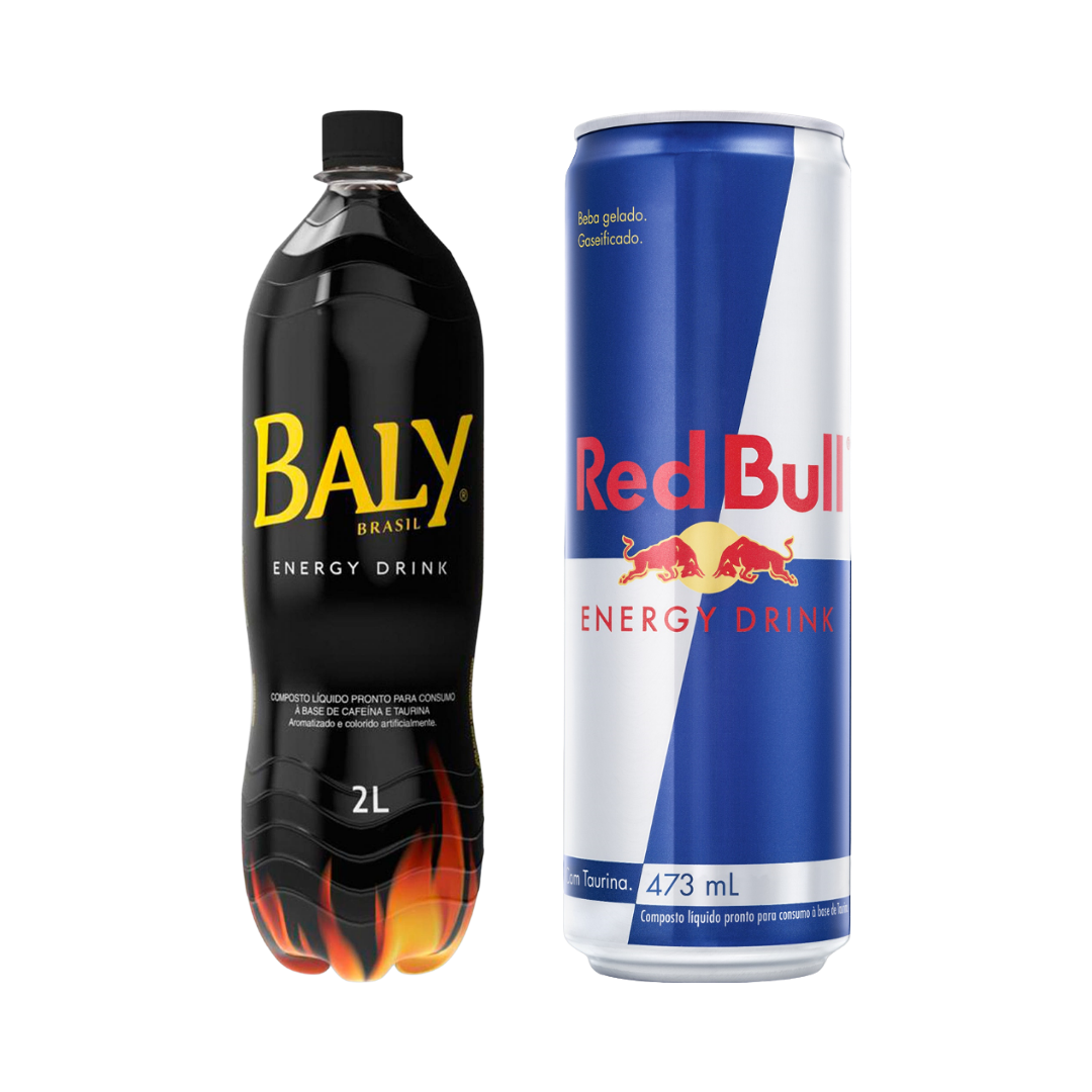 Energético Red Bull e Baly - Delivery de Bebidas 24h