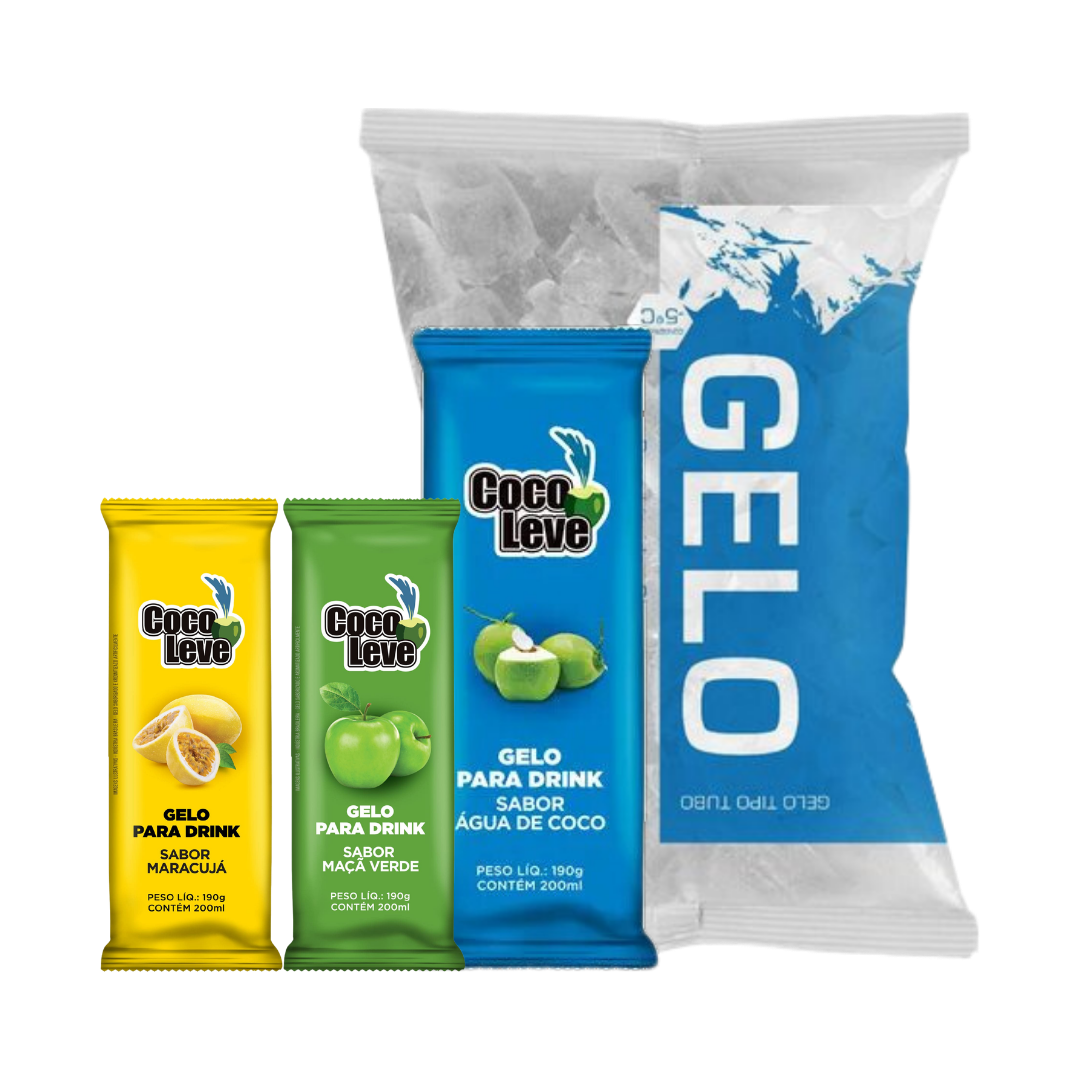 Gelo 3kg Multifiltrado e Saborizado - Delivery Gelo Florianópolis